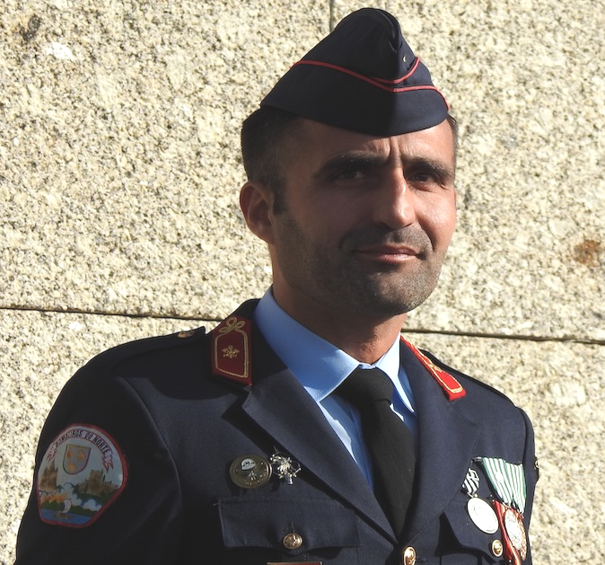 Ricardo Dias Comandante do Corpo de Bombeiros